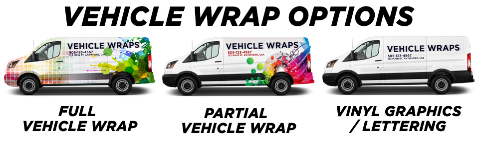 Knightdale Vehicle Wraps vehicle wrap options